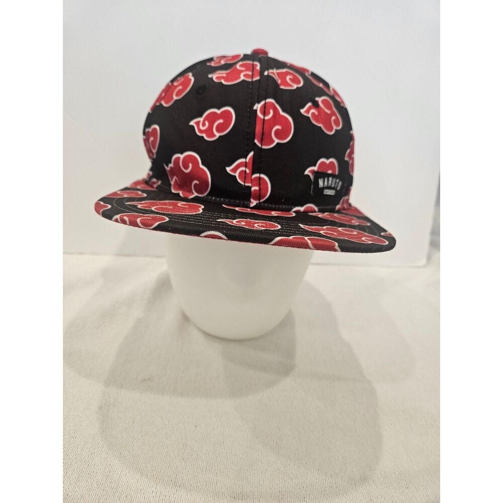 Official Naruto Shippuden Akatskui Cloud Snapback Baseball Cap Bioworld Anime